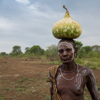 Mago - Old Mursi woman